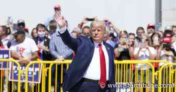 Trump is back in Minnesota to raise money and rally supporters