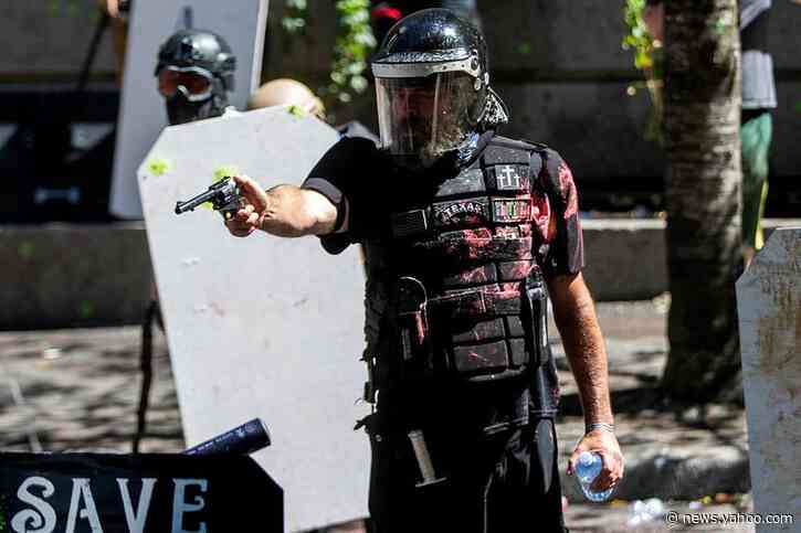 Proud Boys member, who pointed gun, arrested in Portland