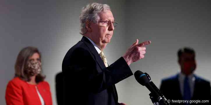 Mitch McConnell throws cold water on Democrats' $2.2 trillion stimulus plan, calling it 'outlandish' and 'too high'
