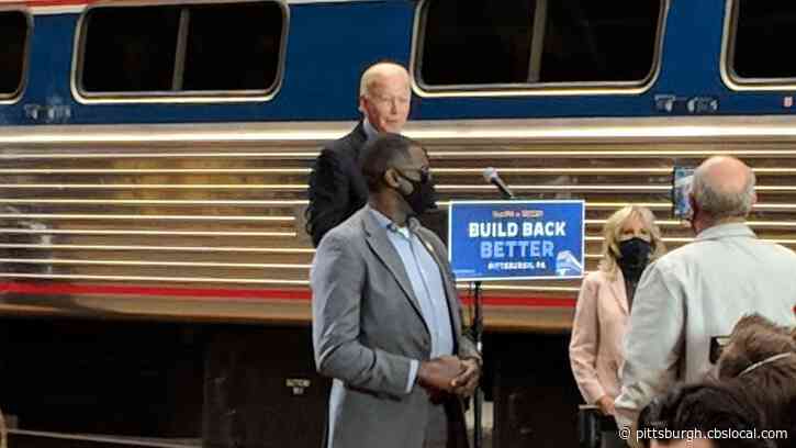 During Train Ride From Pittsburgh To Greensburg, Joe Biden Says He Doesn’t Regret Telling President Trump To ‘Shut Up’