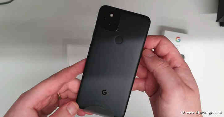 The just-announced Pixel 5 has somehow already been unboxed