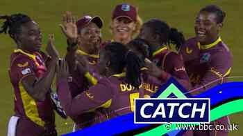 England v West Indies: Stafanie Taylor takes a brilliant catch