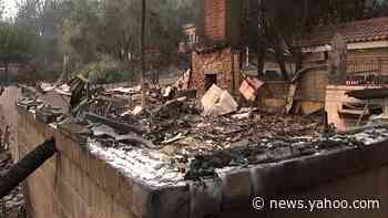 Drive down Hwy 29 shows fire damage to historic Napa Co. wineries