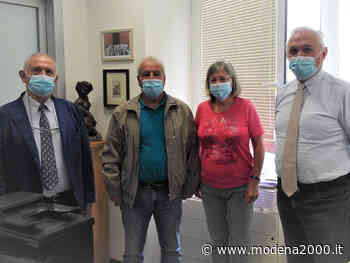 Mirandola, visita in comune dello storico svizzero Mario Donati - Modena 2000