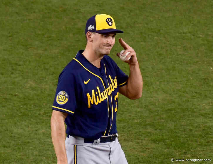 Brewers’ Brent Suter melts down, Dodgers take advantage in Game 1