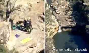 Search for missing swimmer last seen diving in rock pool - just a day after teenager drowned