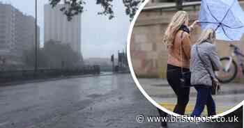 Met Office forecasts Bristol weekend washout - when rain will hit