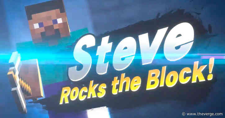 Steve from Minecraft is the latest character coming to Super Smash Bros. Ultimate
