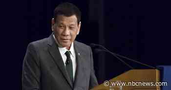 Philippines' Duterte calls out Facebook after accounts taken down