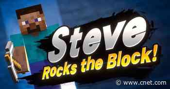 Super Smash Bros. Ultimate is adding Steve from Minecraft as downloadable fighter     - CNET