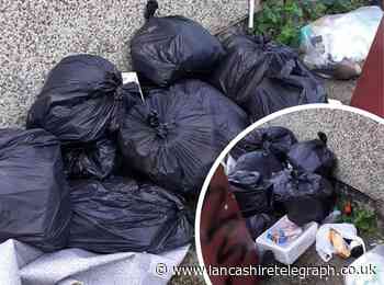 Darwen resident angered by fly tipping in alley behind home