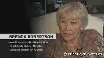 Brenda Robertson, first woman elected to New Brunswick legislature, dies at 91 - CTV News Atlantic