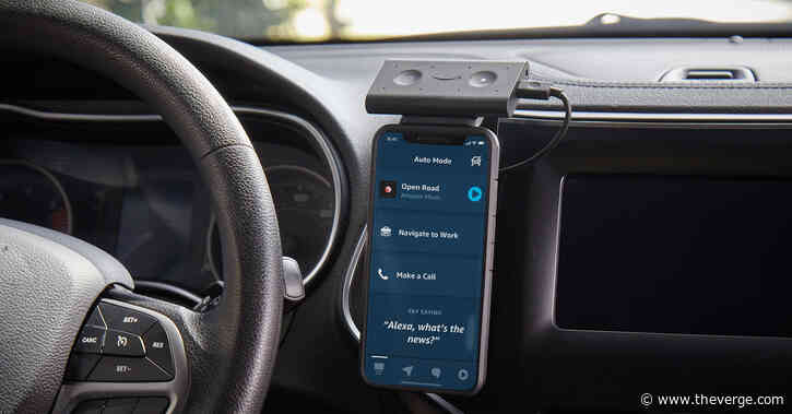 Amazon’s Alexa app will soon work as an in-car display for the Echo Auto