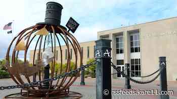 Anoka has a giant new pumpkin sculpture... and you can give it a name