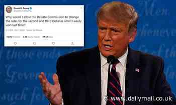 Trump's campaign calls debate bosses 'swamp monsters' over mute button threat