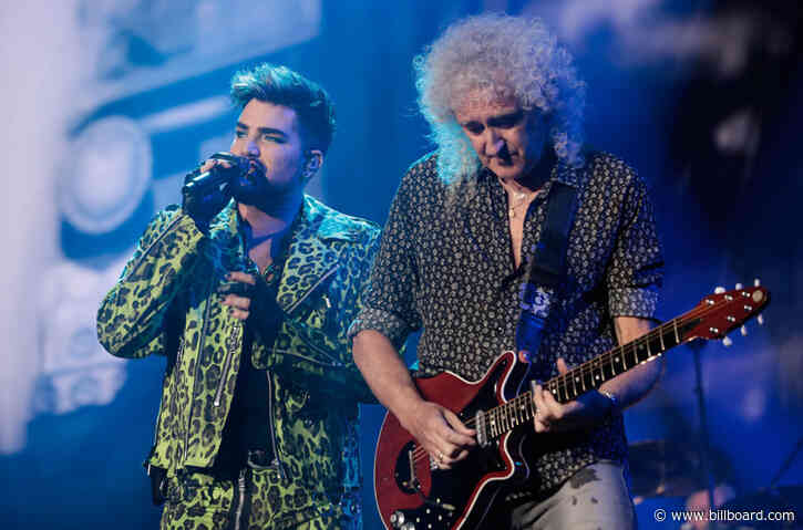 Adam Lambert Gives Hopeful Update on Queen’s Brian May After Heart Attack