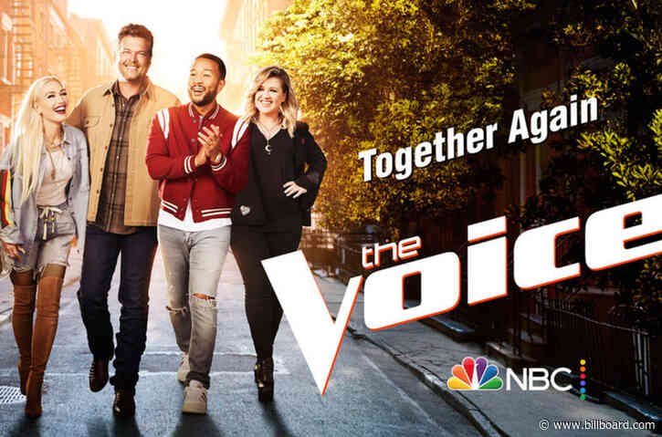 ‘The Voice’ Coaches Kelly Clarkson, John Legend, Blake Shelton & Gwen Stefani Get Together for ‘One Love’ Cover
