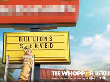Burger King's 'Whopper Detour' campaign wins the 2020 Grand Effie