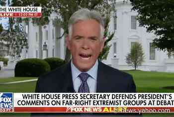"Stop deflecting": Fox News reporter erupts after Kayleigh McEnany won't denounce white supremacy