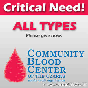 CBCO blood drive coming to Houston on October 9 - Ozark Radio News