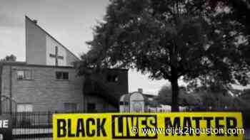 Houston church’s Black Lives Matter banner targeted for second time - KPRC Click2Houston
