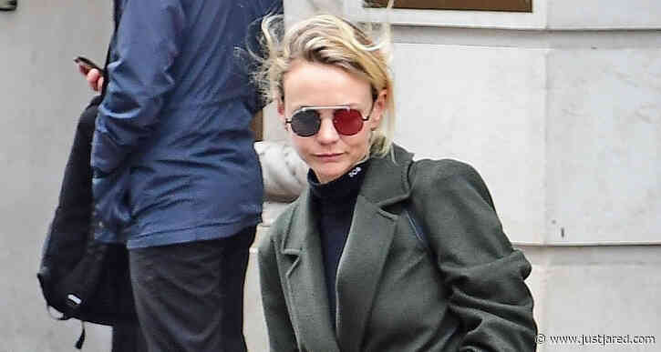 Carey Mulligan Heads Out Following Lunch with Friends in London