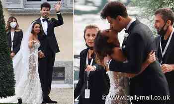 Heiress and Geordie Shore star Elettra Lamborghini marries Dutch DJ Afrojack in Italy - Daily Mail