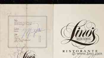 Menu Signed By Jordan, Tyson, Payton Hits Auction, Could Fetch Thousands!