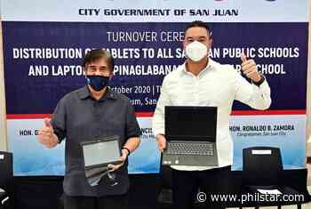 San Juan, DICT distribute gadgets to students - Philstar.com