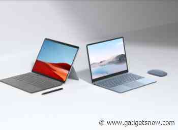 Microsoft launches new Surface Laptop Go, upgrades Surface Pro X - Gadgets Now