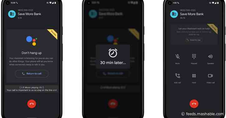 Google's 'hold for me' feature makes the digital assistant wait on your calls