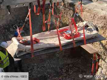 Archéologie : un sarcophage multiséculaire exhumé à Arras - GEO