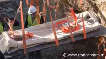 Arras : un sarcophage en plomb datant probablement du IVème siècle découvert lors de fouilles - franceinfo
