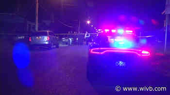 Police seen investigating on Box Ave.