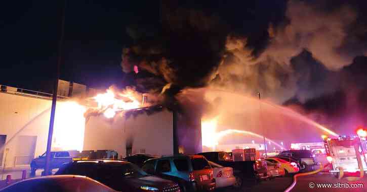 Fire at Utah meatpacking plant forces neighbors from homes