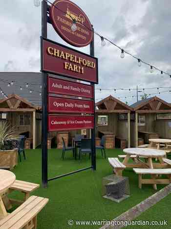 Chapelford Farm reveals new heated huts in refurbished beer garden