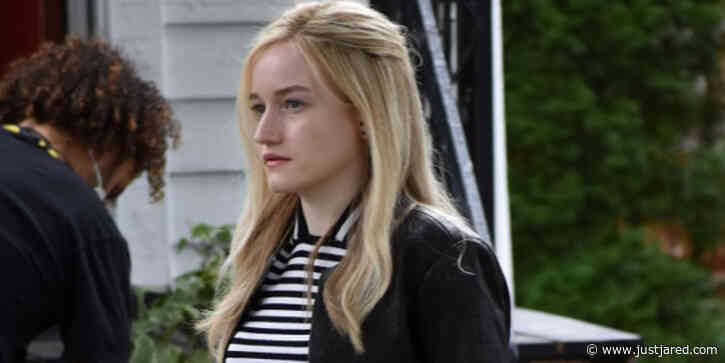 Julia Garner Gets Into Character as Anna Delvey for 'Inventing Anna' TV Series in NYC