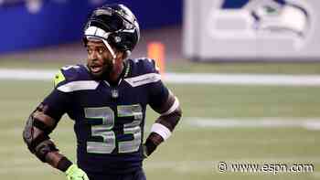 Seahawks' Adams, Brooks out for Miami game
