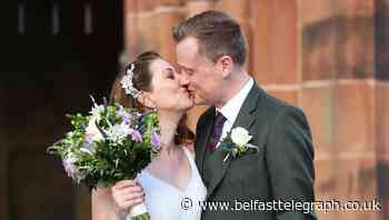 Last couple to get married in Londonderry Guildhall feel blessed