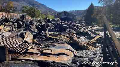Fire tears through Los Rios Rancho apple farm in Oak Glen