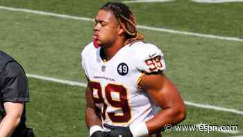 Washington DE Young out, WR McLaurin hobbled
