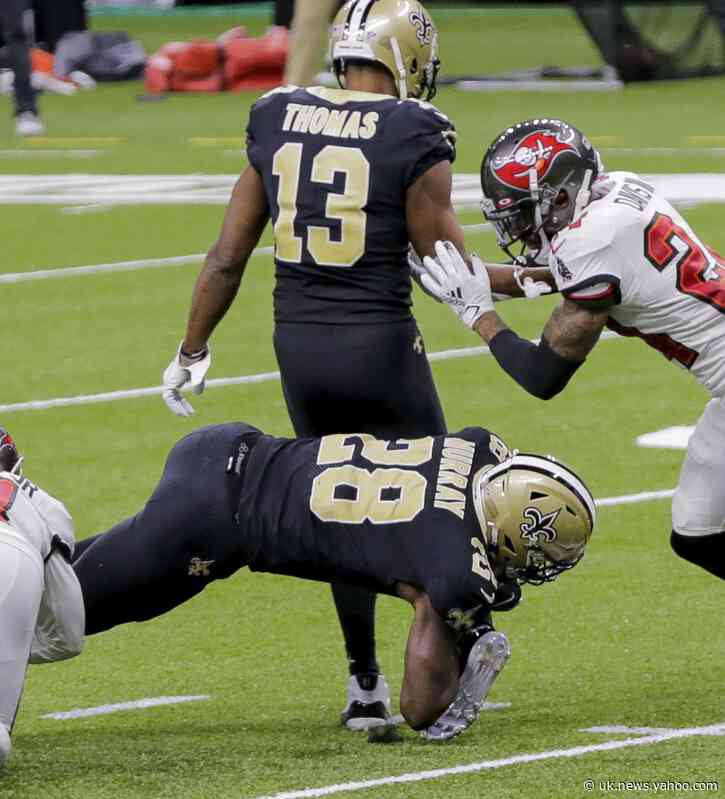 Saints rule out WR Thomas, 5 other starters vs. Lions