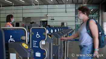 Train station tech helps passengers to socially distance