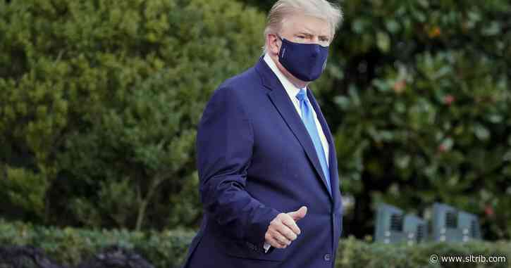 Trump, stricken by COVID-19, flown to military hospital