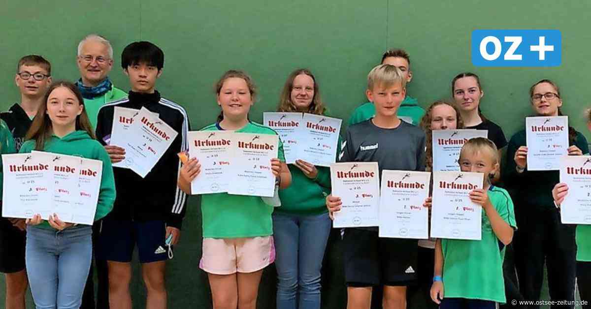 Landesmeistertitel für die SG Empor Sassnitz im Badminton - Ostsee Zeitung