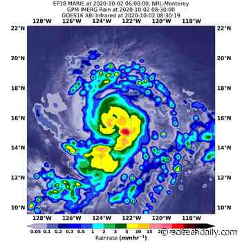 Looking Down at Storm From Space, NASA Finds Heavy Rainfall Ringing Major Hurricane Maria’s Eye