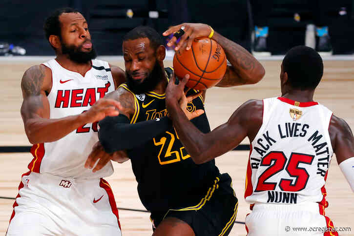 Lakers knock off depleted Heat to take 2-0 lead in NBA Finals