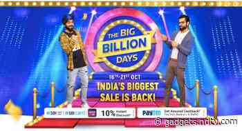 Flipkart Big Billion Days Sale to Start October 16, Will Run for Six Days