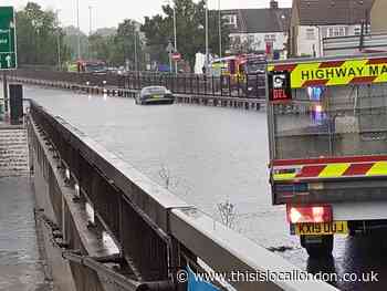 A41 Hendon Way in Brent Cross shut due to flooding