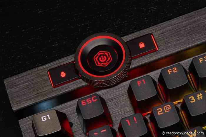 New Corsair K100 gaming keyboard with unique programmable dial $230